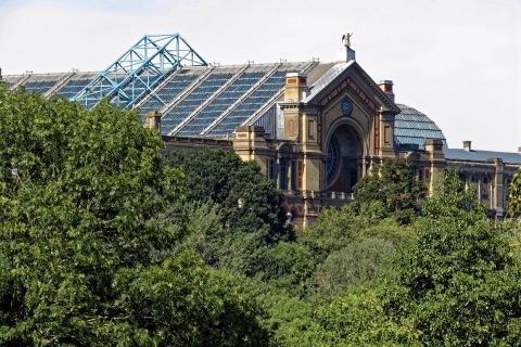 A photograph of Alexandra Palace.