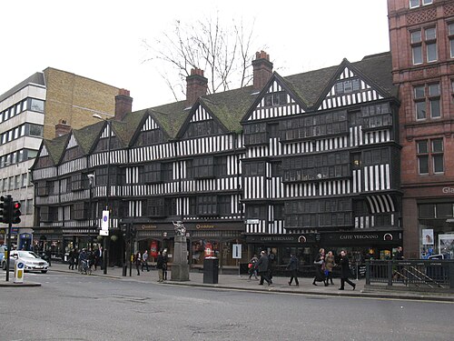 Staple Inn's overhanging Tudor front on High Holborn