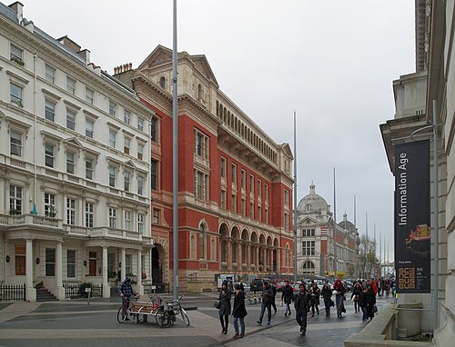 Exhibition Road, with the museums standing along it