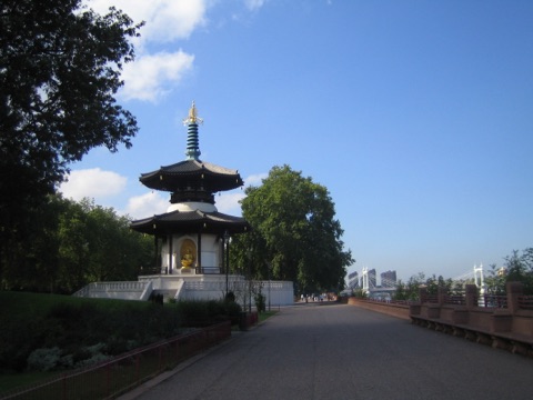 Peace Pagoda, Battersea Park, London, UK