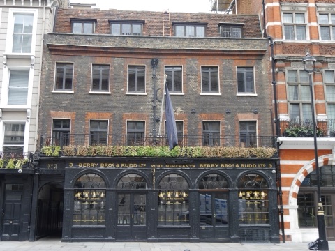 Berry Brothers & Rudd, London, September 2016