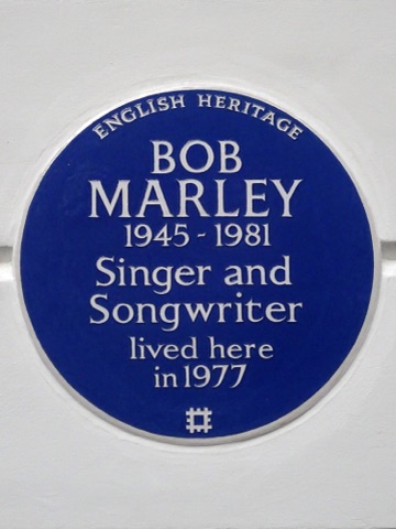 Bob Marley's house in London