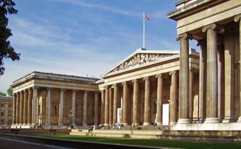 Façade of the British Museum
