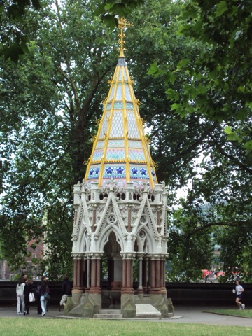 Buxton Memorial Fountain in the Victoria Tower Gardens, Millbank, London