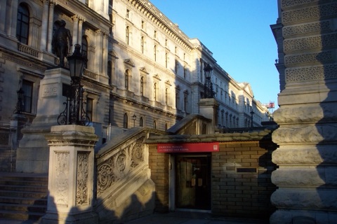 The Cabinet War Rooms' entrance