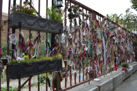 Cross Bones, disused graveyard, Southwark, London