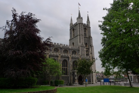 A photograph of Croydon Minster.