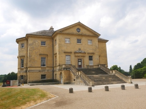 The north front of Danson House, a Palladian villa in Danson Park