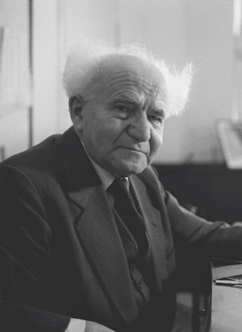 Portrait of David Ben-Gurion