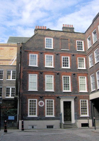 Dr. Johnson's House in the City of London