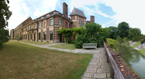 A photograph of Eltham Palace.