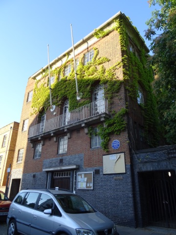 Kingsley Hall on Powis Road, Bow