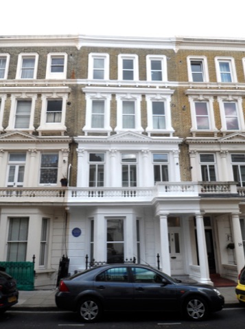 Gandhi the student's house in London