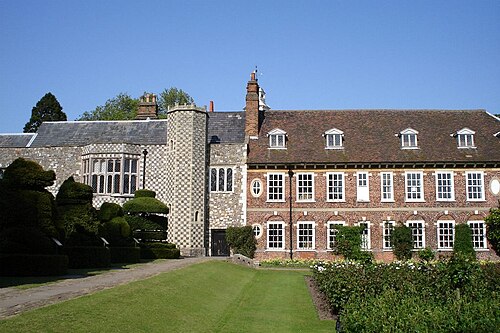 A photograph of Hall Place.