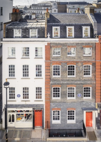 Handel Hendrix House May 2023. 23 and 25 Brook Street, Mayfair, London