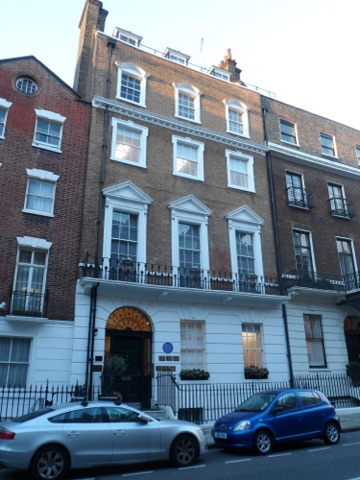 Hector Berlioz's house in London