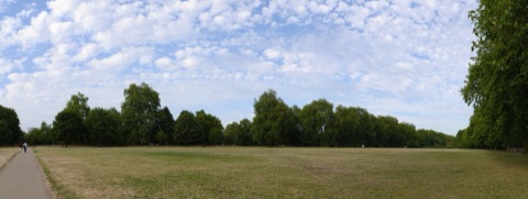 View of Hyde Park, London