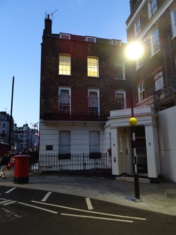 John Adams's house in London
