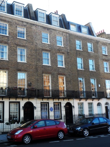 José de San Martín's house in London