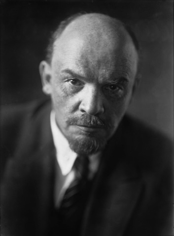 Portrait of Lenin in Percy Circus