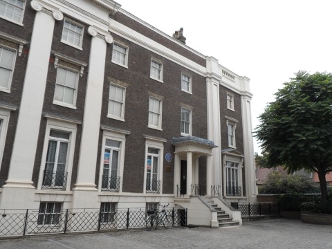 Part of London Fire Brigade Museum, establishes location of English Heritage Blue Plaque commemorating Sir Eyre Massey Shaw