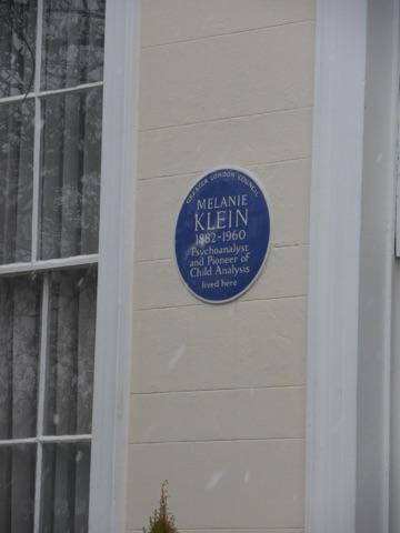 Melanie Klein's house in London