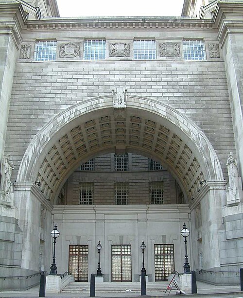 Thames House - Millbank Entrance - London