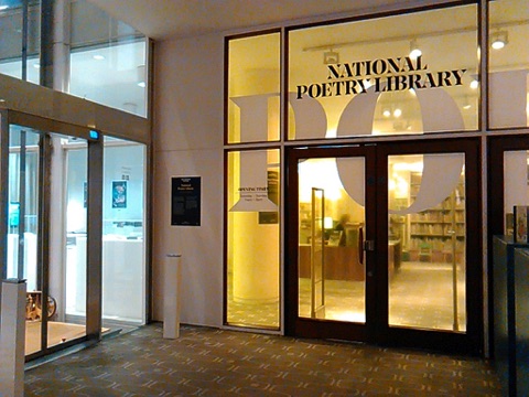 The door of the National Poetry Library