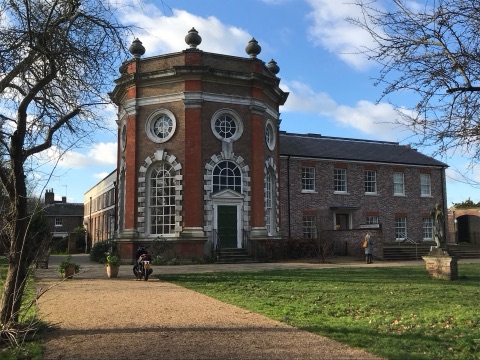 A photograph of Orleans House Gallery.