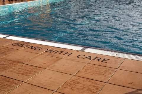 The stainless steel pool at Parliament Hill Lido