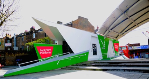 Photograph of the Peckham Platform art gallery in London