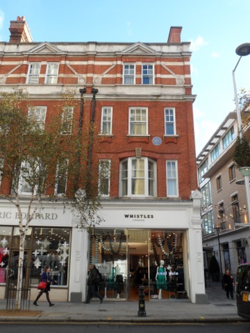 Percy Grainger's house in London