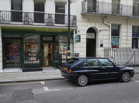 The Dover Street shopfront of Peter Harrington rare books