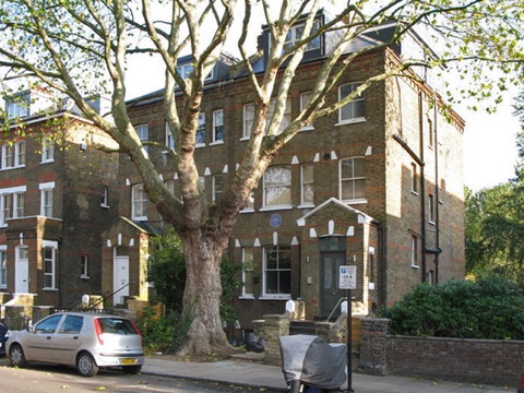 Piet Mondrian's house in London
