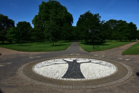 The Reformers' Tree mosaic in Hyde Park