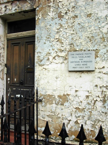 Rimbaud and Verlaine's house in London