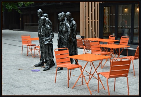 George Segal's Rush Hour at Broadgate