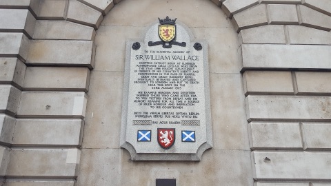 The Wallace memorial at St Bartholomew's