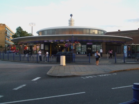 Southgate tube station building