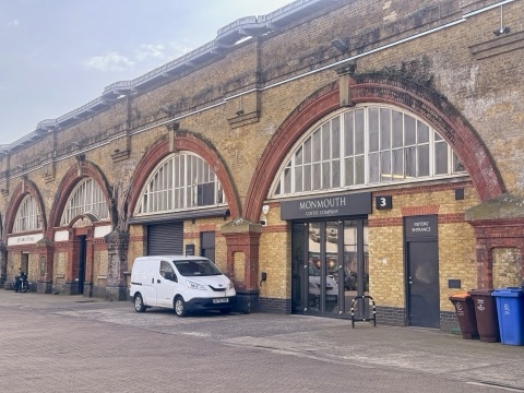 The arches at Spa Terminus, Monmouth Coffee among them