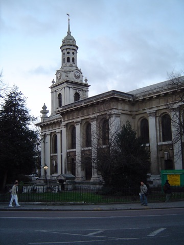 A photograph of St Alfege Church.