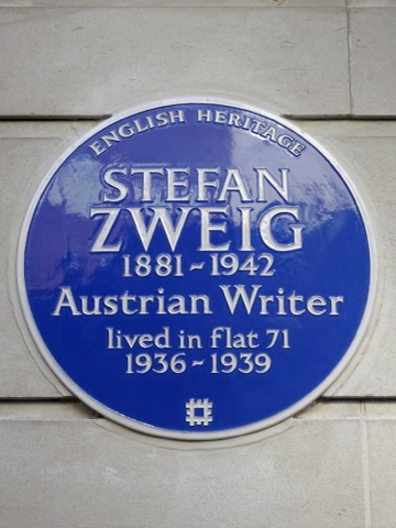 Stefan Zweig's house in London
