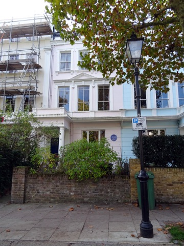 Sylvia Plath's house in London
