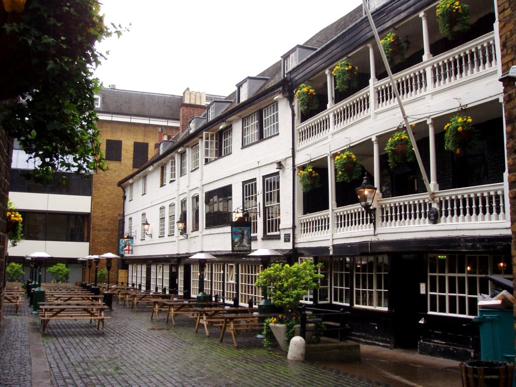 A photograph of The George Inn.