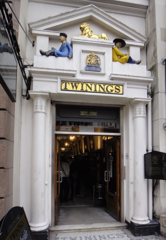 Entrance to Twinings Heritage Shop