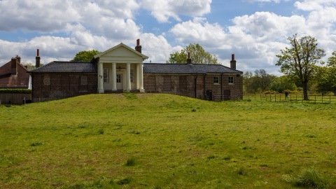 The Temple, Wanstead Park, London in April 2024