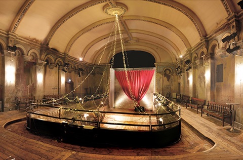 The auditorium of Wilton's Music Hall